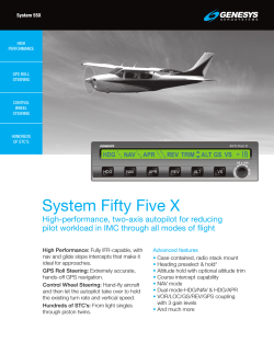 System Fifty Five X  High-performance, two-axis autopilot for reducing