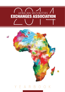 2014 ASEA 1 AfricAn SecuritieS exchAngeS ASSociAtion