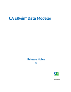 CA ERwin® Data Modeler Release Notes r8