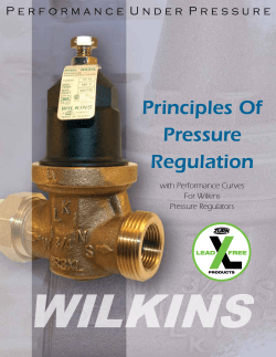 WILKINS Principles Of Pressure Regulation