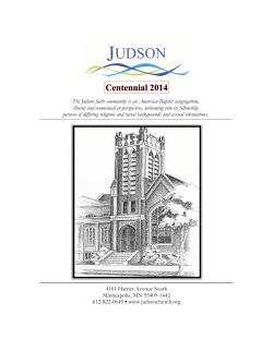 The Judson faith community is an American Baptist congregation,