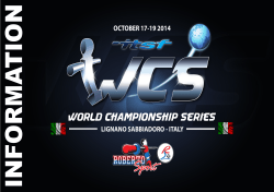 TION INFORMA world championship series OCTOBER 17-19 2014