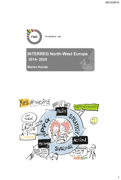 INTERREG North-West Europe 2014- 2020 Maren Hunds 09/10/2014