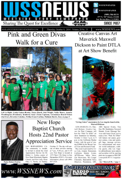 WSS NEWS Pink and Green Divas Walk for a Cure