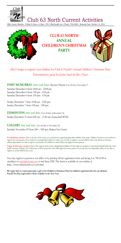 Club 63 North Current Activities