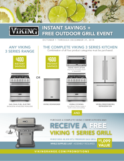 400 600 INSTANT SAVINGS + FREE OUTDOOR GRILL EVENT