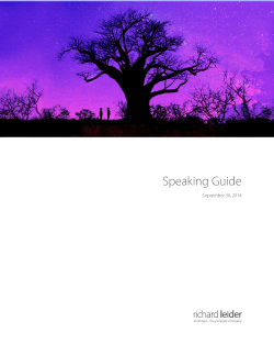 Speaking Guide !  