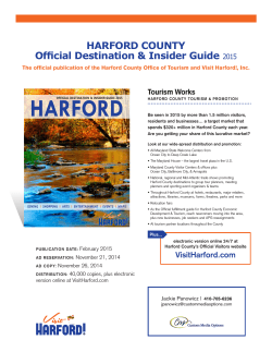 HARFORD HARFORD COUNTY Official Destination &amp; Insider Guide Tourism Works