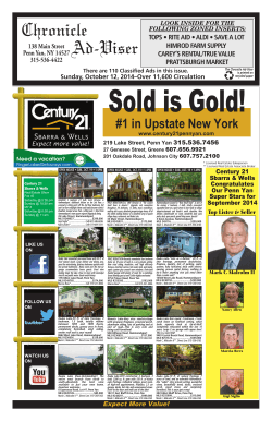 Sold is Gold! #1 in Upstate New York