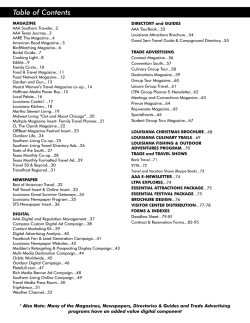 Table of Contents
