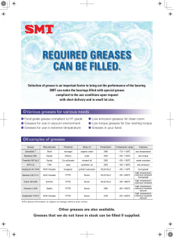 REQUIRED GREASES CAN BE FILLED.