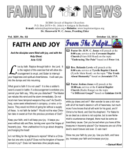 L FAITH AND JOY 