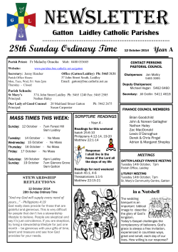 28th Sunday Ordinary Time