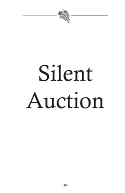 Silent Auction - 47 -