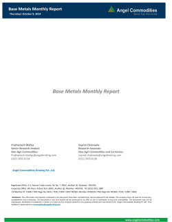 Base Metals Monthly Report
