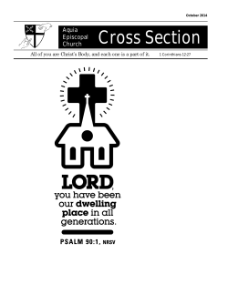 Cross Section Aquia Episcopal Church