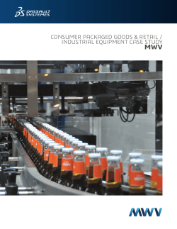 MWV CONSUMER PACKAGED GOODS &amp; RETAIL / INDUSTRIAL EQUIPMENT CASE STUDY