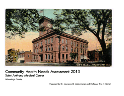 Community Health Needs Assessment 2013 Saint Anthony Medical Center  Winnebago County
