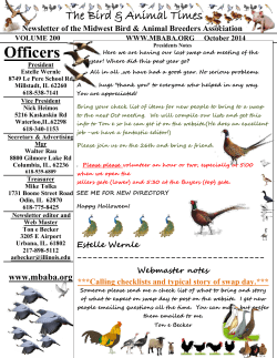 Officers The Bird &amp; Animal Times