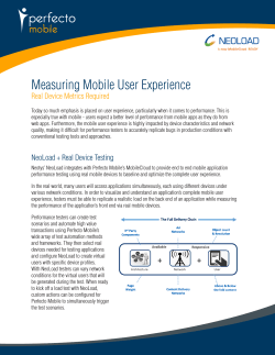 Measuring Mobile User Experience Real Device Metrics Required