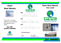 Clear Roof Sheets Clear Roof Sheets PVC &amp; GRP