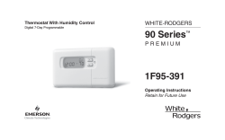 90 Series 1F95-391 WHITE-RODGERS P R E M I U M