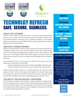 TECHNOLGY REFRESH SAFE.  SECURE.  SEAMLESS.