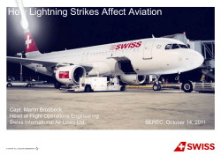 How Lightning Strikes Affect Aviation