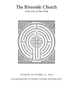 The Riverside Church in the City of New York