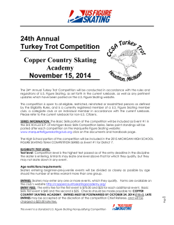 24th Annual Turkey Trot Competition Copper Country Skating Academy