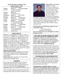 The 28 Sunday in Ordinary Time