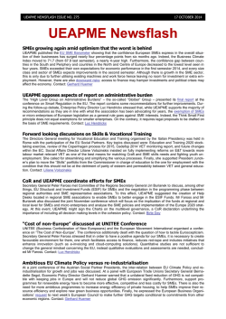 UEAPME Newsflash