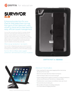 Enhanced protection for your iPad Air that helps them survive