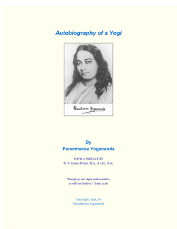 Autobiography of a Yogi By Paramhansa Yogananda