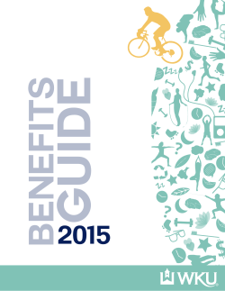 GUIDE BENEFITS 2015