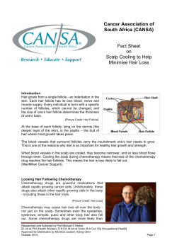 Cancer Association of South Africa (CANSA)  Fact Sheet