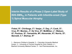 Interim Results of a Phase 2 Open-Label Study of ISIS-SMN