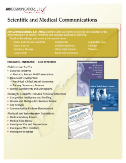 Scientific and Medical Communications