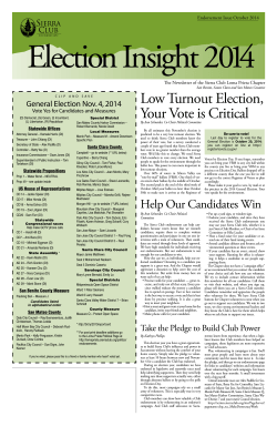 Election Insight 2014