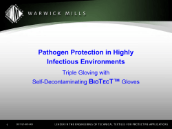 Pathogen Protection in Highly Infectious Environments B T