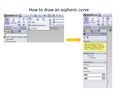 How to draw an aspheric curve