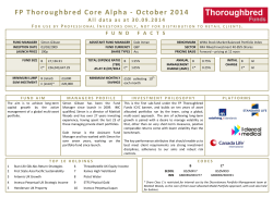 FP Thoroughbred Core Alpha - October 2014  F