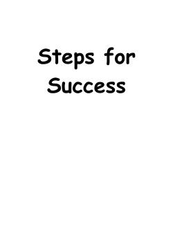Steps for Success