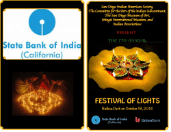 FESTIVAL OF LIGHTS PRESENT THE 7TH ANNUAL Balboa Park on October 18, 2014