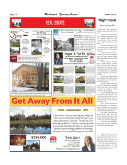 Northwoods Sporting Journal