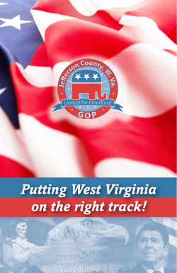 Putting West Virginia on the right track!