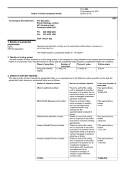 603 Corporations Act 2001 671B