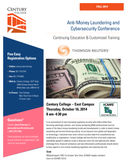 Anti-Money Laundering and Cybersecurity Conference Continuing Education &amp; Customized Training Five Easy