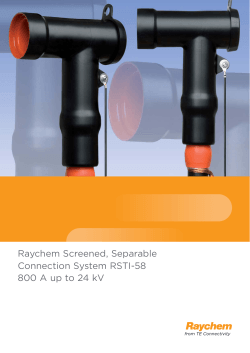 Raychem Screened, Separable Connection System RSTI-58 800 A up to 24 kV