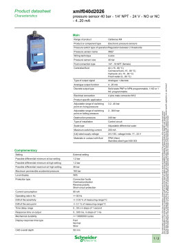 xmlf040d2026 Product datasheet - 4..20 mA